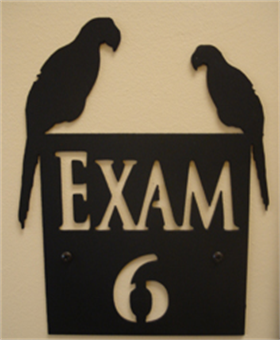 Exam Room Sign