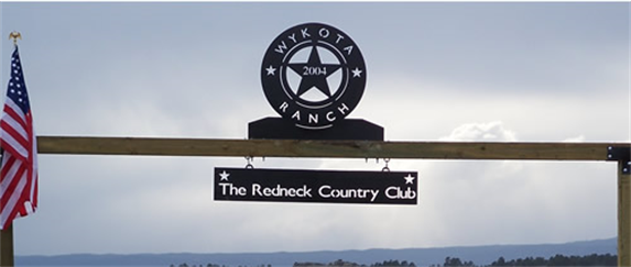 Wykota Ranch Sign